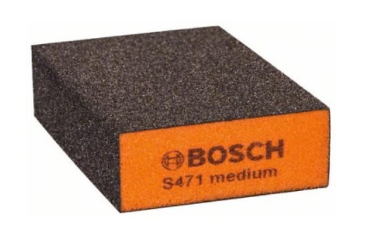 Houba brusná 4-stranná MEDIUM /oranžová/ S471 69x97x26,1 Bosch