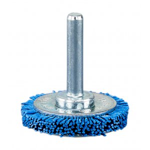 Kotoučový kartáč z nylonu, D-45652, jemný, válcová stopka, 100 mm