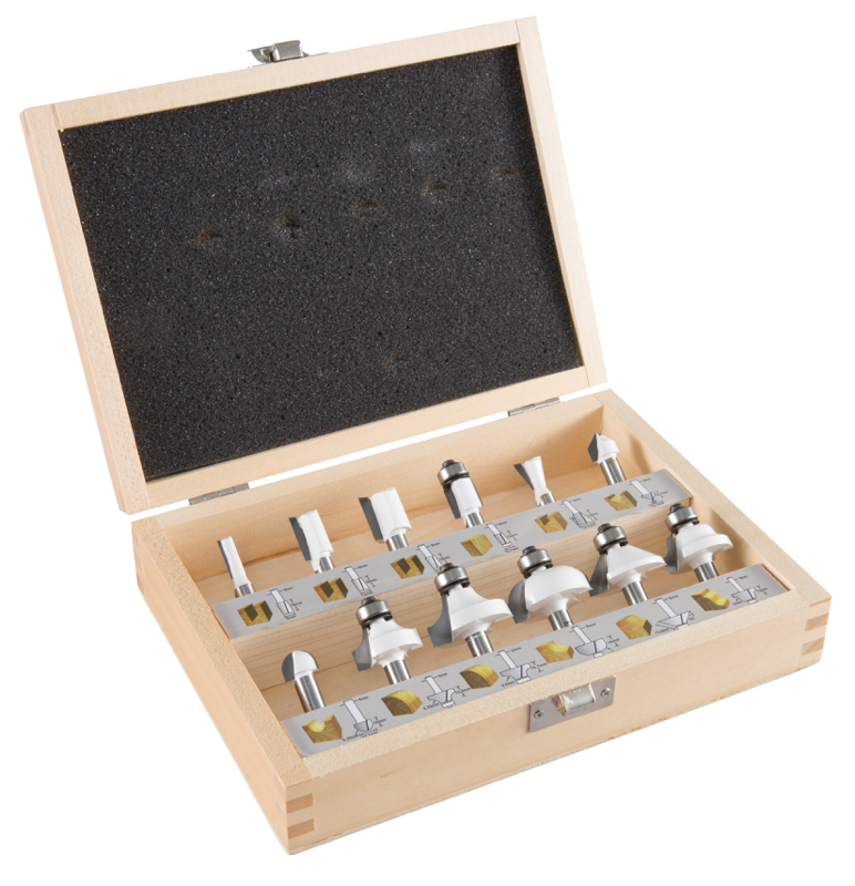 Makita příslušenství - sada frézek D-57065