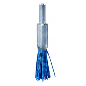Štětcový kartáč z nylonu, D-45705, jemný, válcová stopka, 12 mm