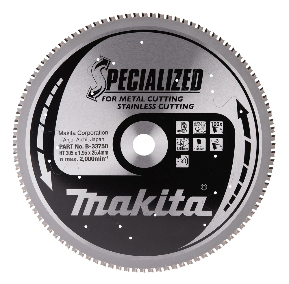 Makita kotouč pilový nerez SPECIALIZED 305x2x25.4mm 100Z = old B-23123, B-33750