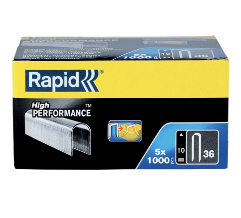 Rapid spony 36/10 mm DP 5x1000 ks