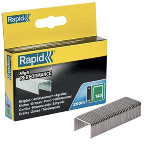 Rapid spony 140/6 mm, 2000ks