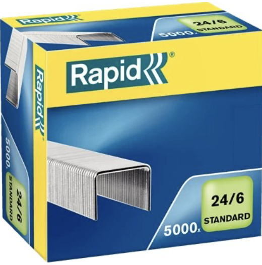 Rapid speciální spony - 24/6, Standard, 5.000 ks