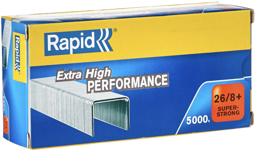 Rapid speciální spony - 26/8+, Superstrong, 5.000 ks