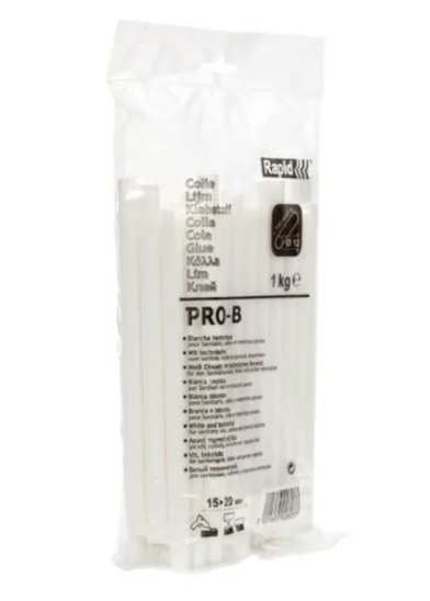 Rapid tavné lepidlo PRO-B sanita, kabely - 12 x 190 mm, PRO-B, 1kg, sáček