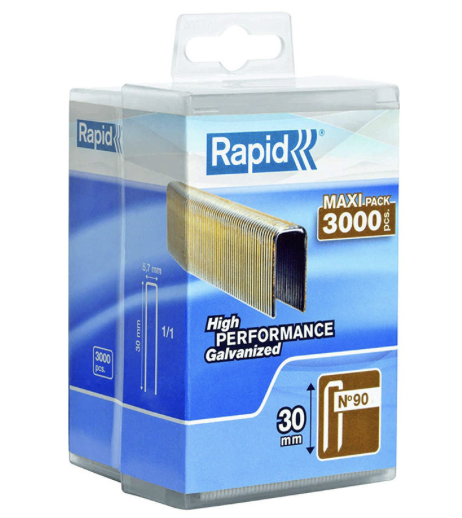 Rapid spony - 90/30 mm, 3000ks