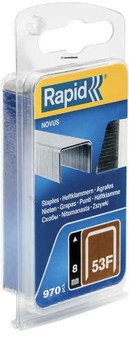 Rapid spony - 53F/8 mm, 970 ks