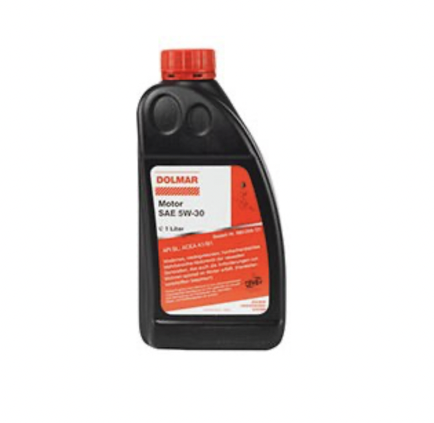 Makita 980008121 olej motorový Dolmar 4-takt 5W-30, 1000ml STOP