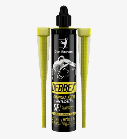 Den Braven 74017BD chemická kotva VINYLESTER SF DEBBEX PROFI 380ml
