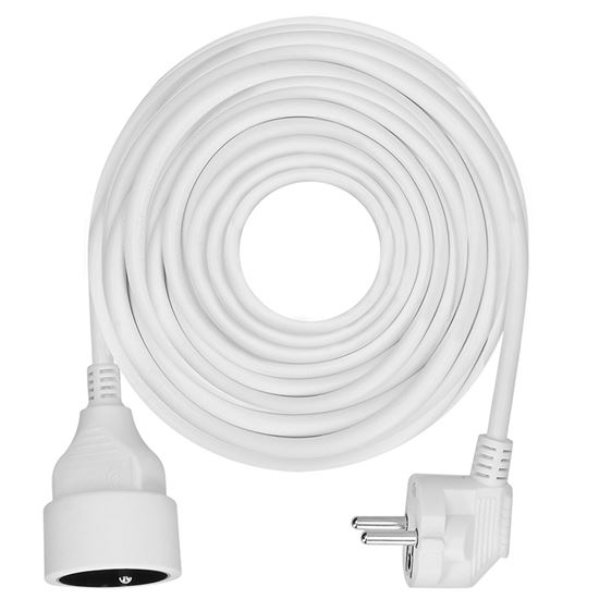 Solight PS16 prodlužovací přívod - spojka, 1 zásuvka, 10m, 3 x 1mm2, bílá