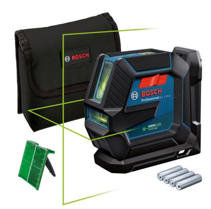 Laser GLL 2-15 G zelený paprsek Bosch