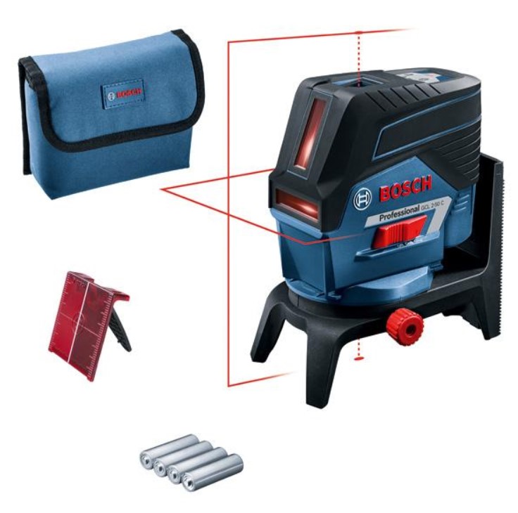 Laser křížový GCL2-50m C + RM2 krabice BOSCH