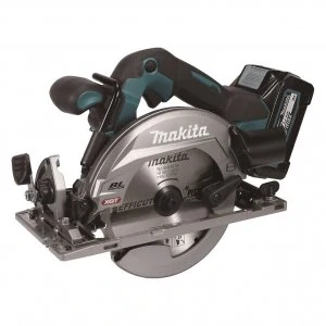 Makita XGT aku okružní pila 165mm Li-ion XGT 40V/2,5Ah, Makpac, HS012GD201