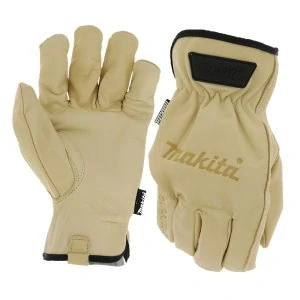 Makita rukavice pracovní kožené, velikost XL/10, P-84648