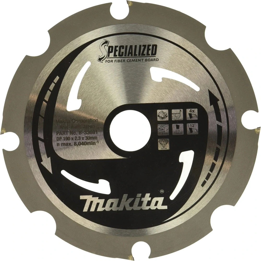 Makita kotouč pilový PCD na vláknocementové desky 190x30mm 4Z, B-33691