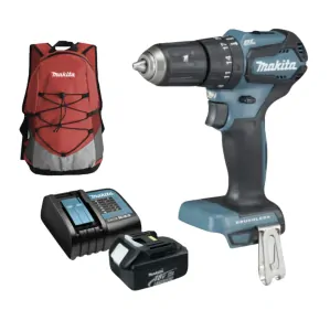 Makita aku bezuhlíkový šroubovák Li-ion LXT 18V v sadě s BL1830, DC18SD, DDF483SET