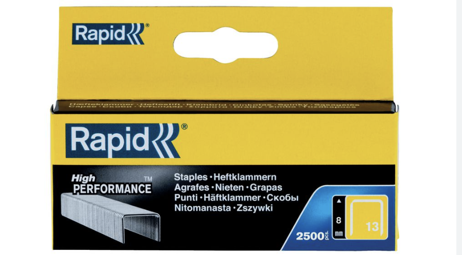 Rapid spony 13/8 mm 2500ks