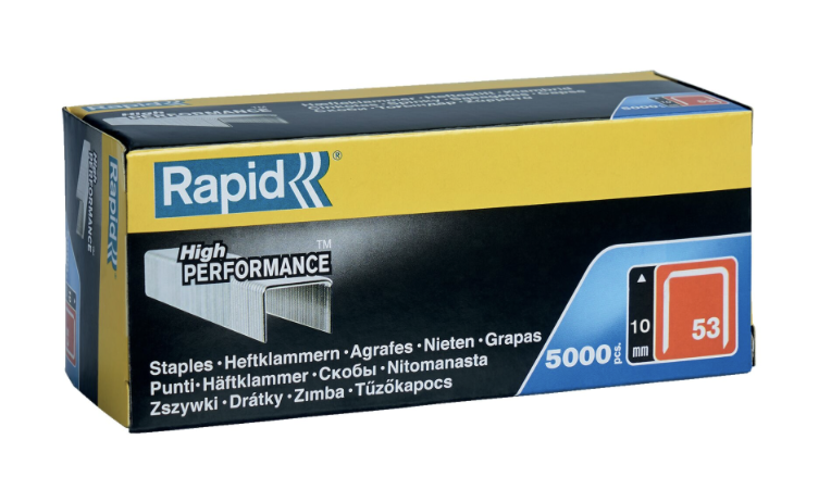 Rapid spony 53/10 mm, 5000ks