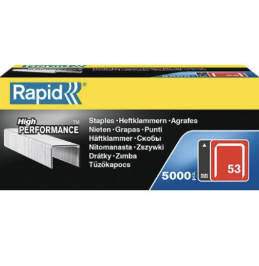 Rapid spony 53/12 mm, 5000ks