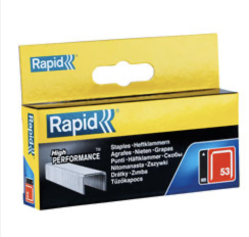 Rapid spony 53/12 mm 2500ks