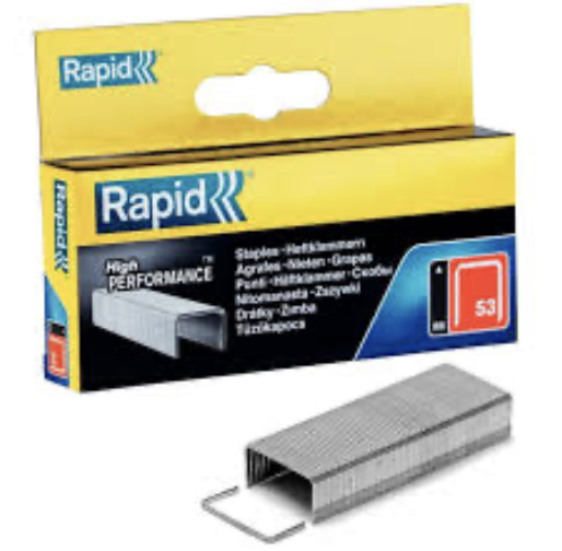 Rapid spony 53/14 mm, 2500ks