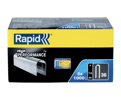 Rapid spony 36/14 mm DP 5x1000 ks