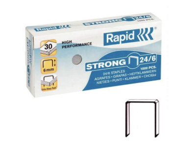 Rapid speciální spony -  24/6, Strong, 1.000 ks