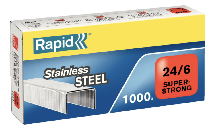 Rapid speciální spony -  24/6, Superstrong, 1.000 ks
