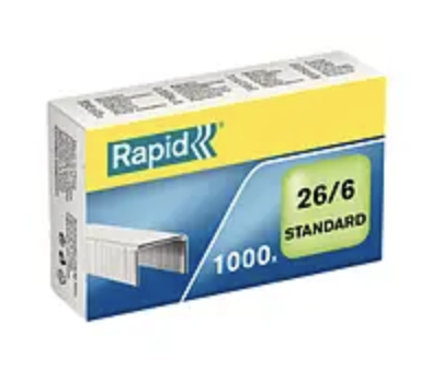 Rapid speciální spony - 26/6, Standard, 1.000 ks
