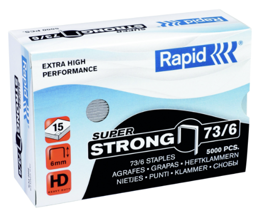 Rapid speciální spony - 73/6, Superstrong, 5.000 ks