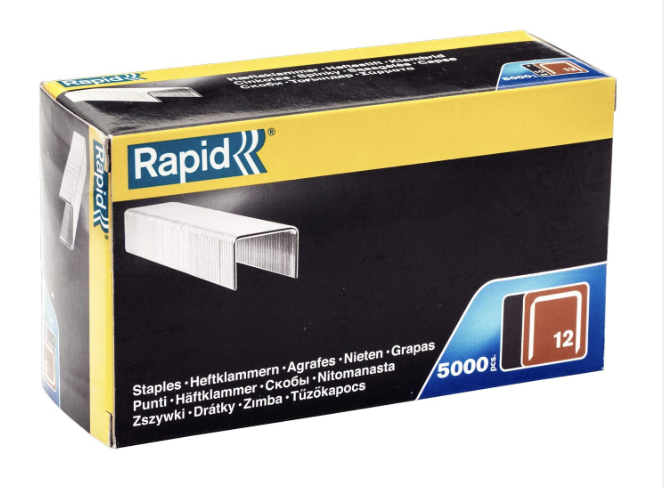 Rapid spony TYP 12 - 12/6 mm, 5000ks