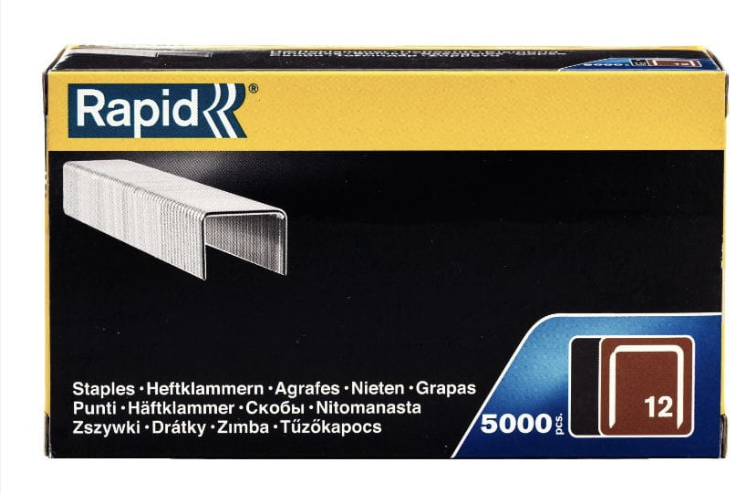 Rapid spony TYP 12 - 12/10 mm, 5000ks