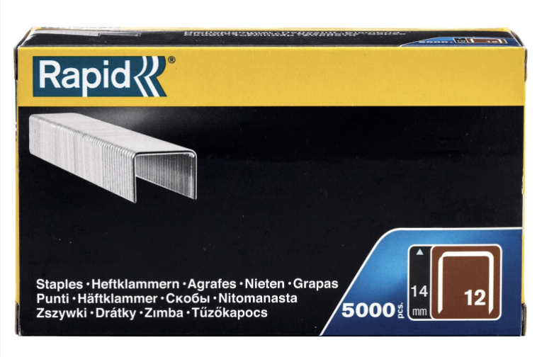 Rapid spony TYP 12 - 12/14 mm, 5000ks