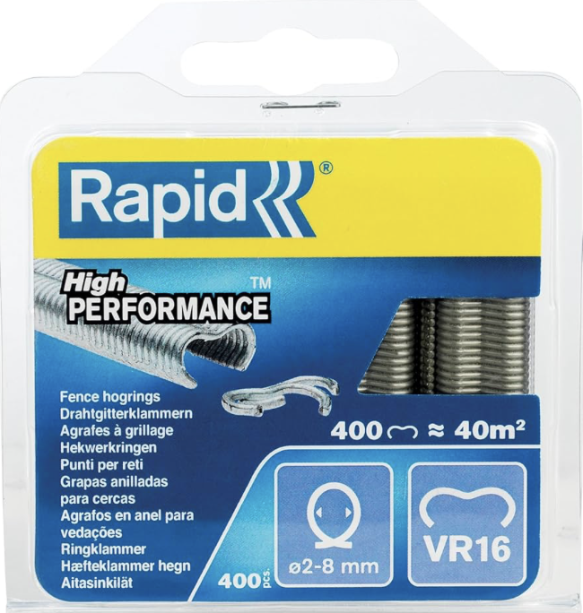 Rapid zahradní program spony - VR16, pozink, 400 ks