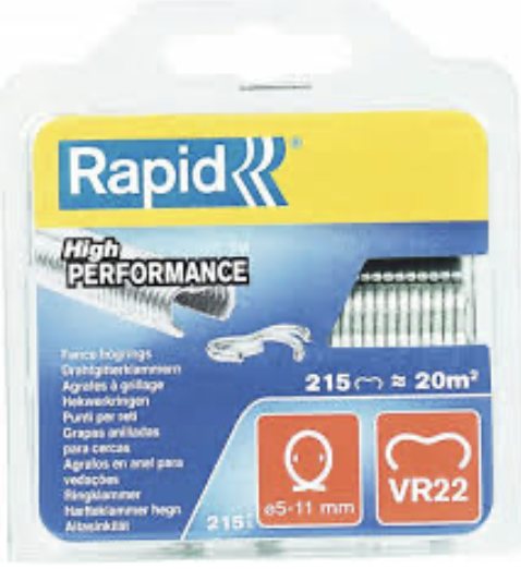Rapid zahradní program spony - VR22, pozink, 215 ks