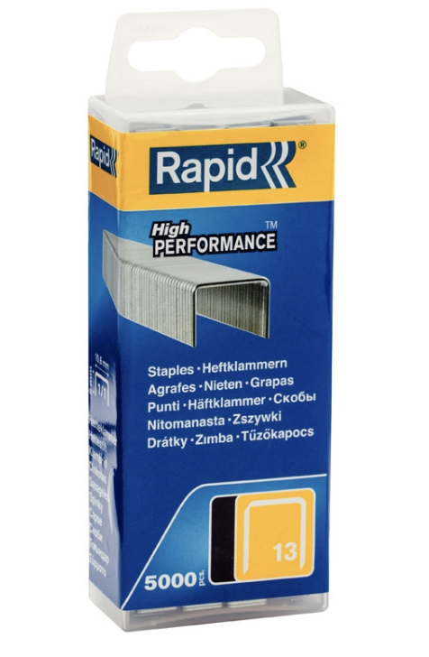 Rapid spony žlutá řada - 13/8 mm