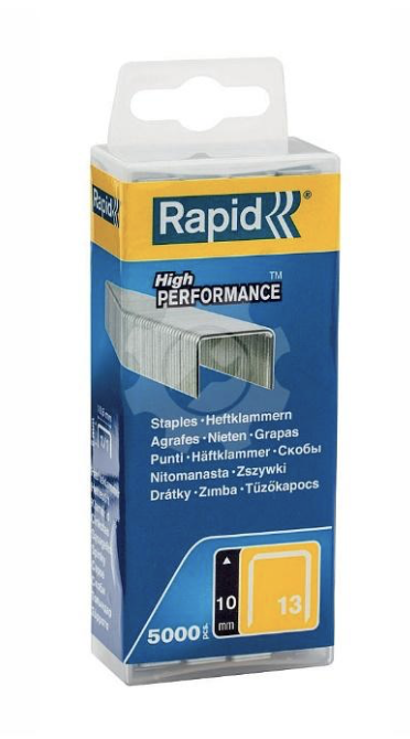 Rapid spony žlutá řada - 13/10 mm