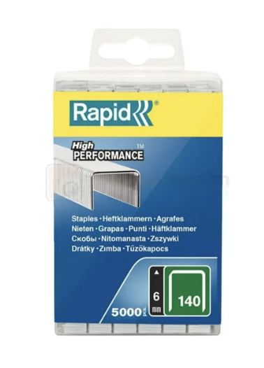 Rapid spony zelená řada - 140/6 mm