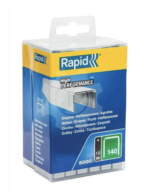Rapid spony zelená řada - 140/10 mm