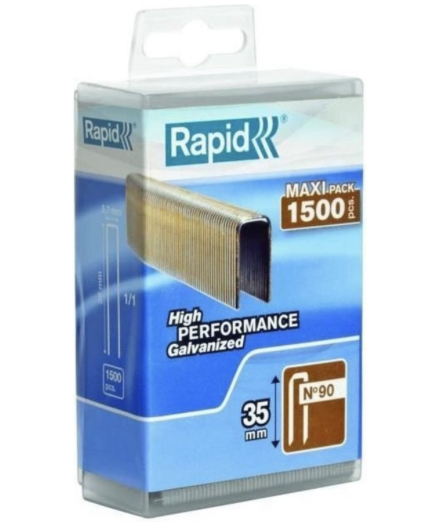 Rapid spony - 90/35 mm, 1500 ks