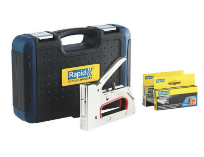 Rapid sponkovačka zelená řada - R34R353 PREMIUM Kufr + spony