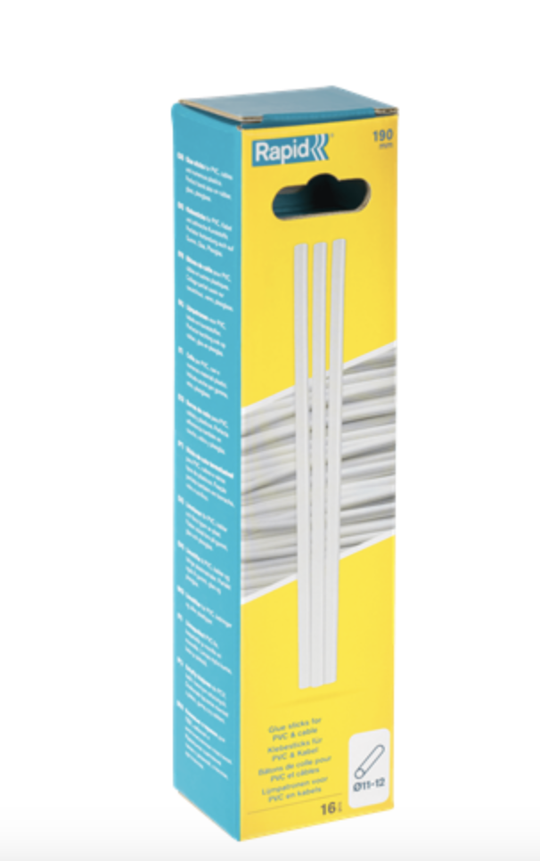 Lepidlo 12 x 190 mm, PVC a kabely, 16 ks P4A
