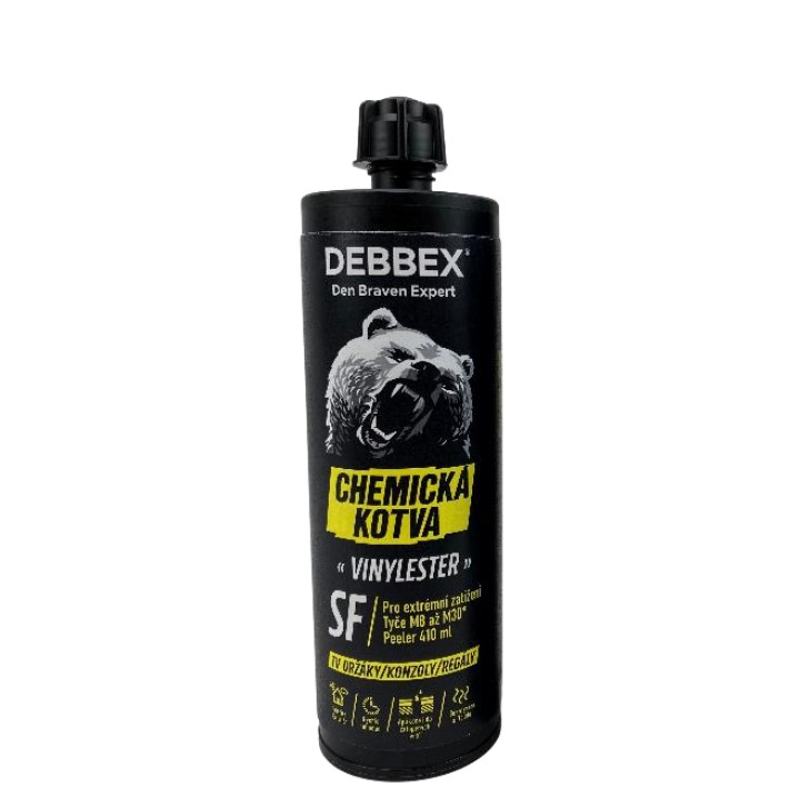 Den Braven 74024BD chemická kotva VINYLESTER SF DEBBEX PROFI 380ml