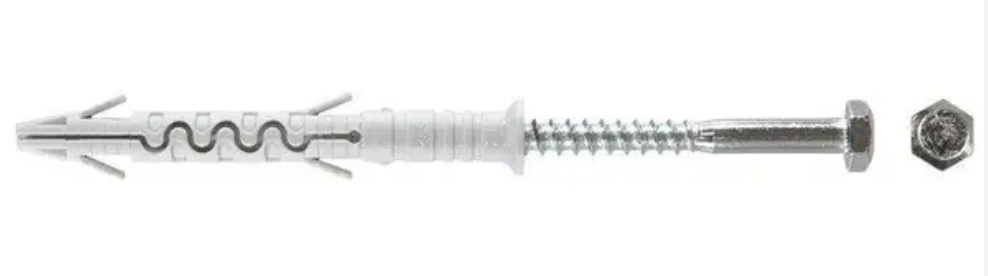 HMOŽDINKA RÁMOVÁ SE ŠROUBEM S 6HR HLAVOU8x65 mm