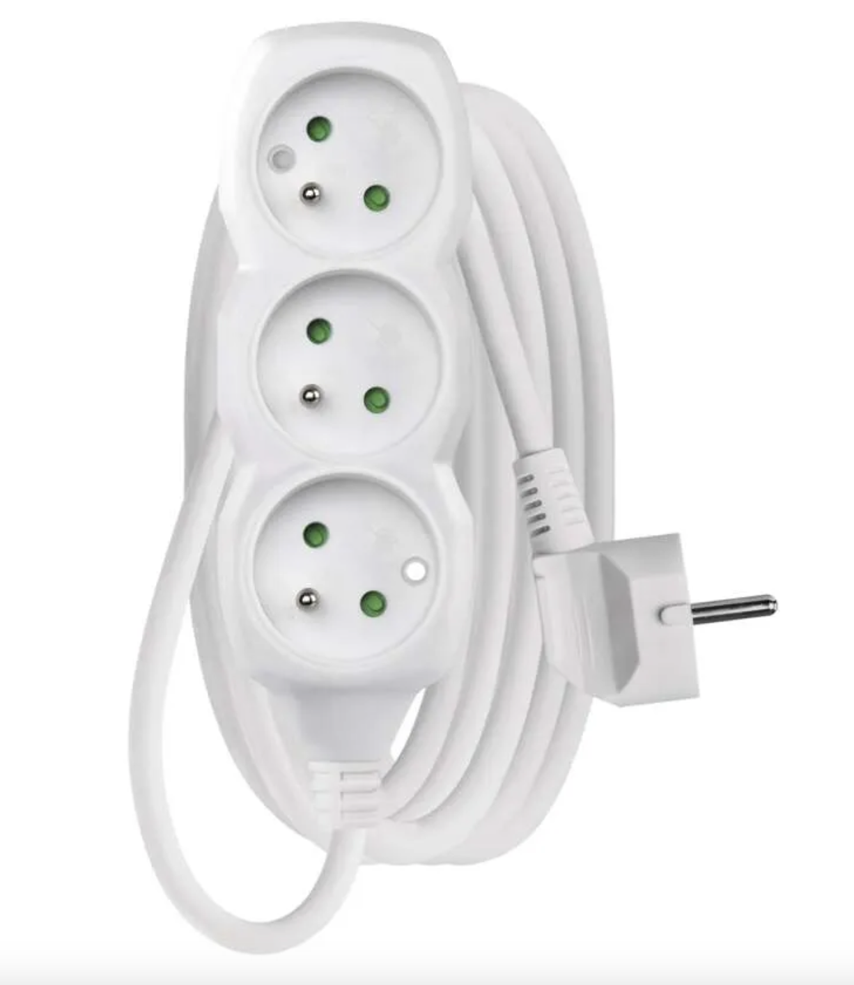 EMOS Prodlužovací kabel 3 m / 3 zásuvky / bílý / PVC / 1,5 mm2