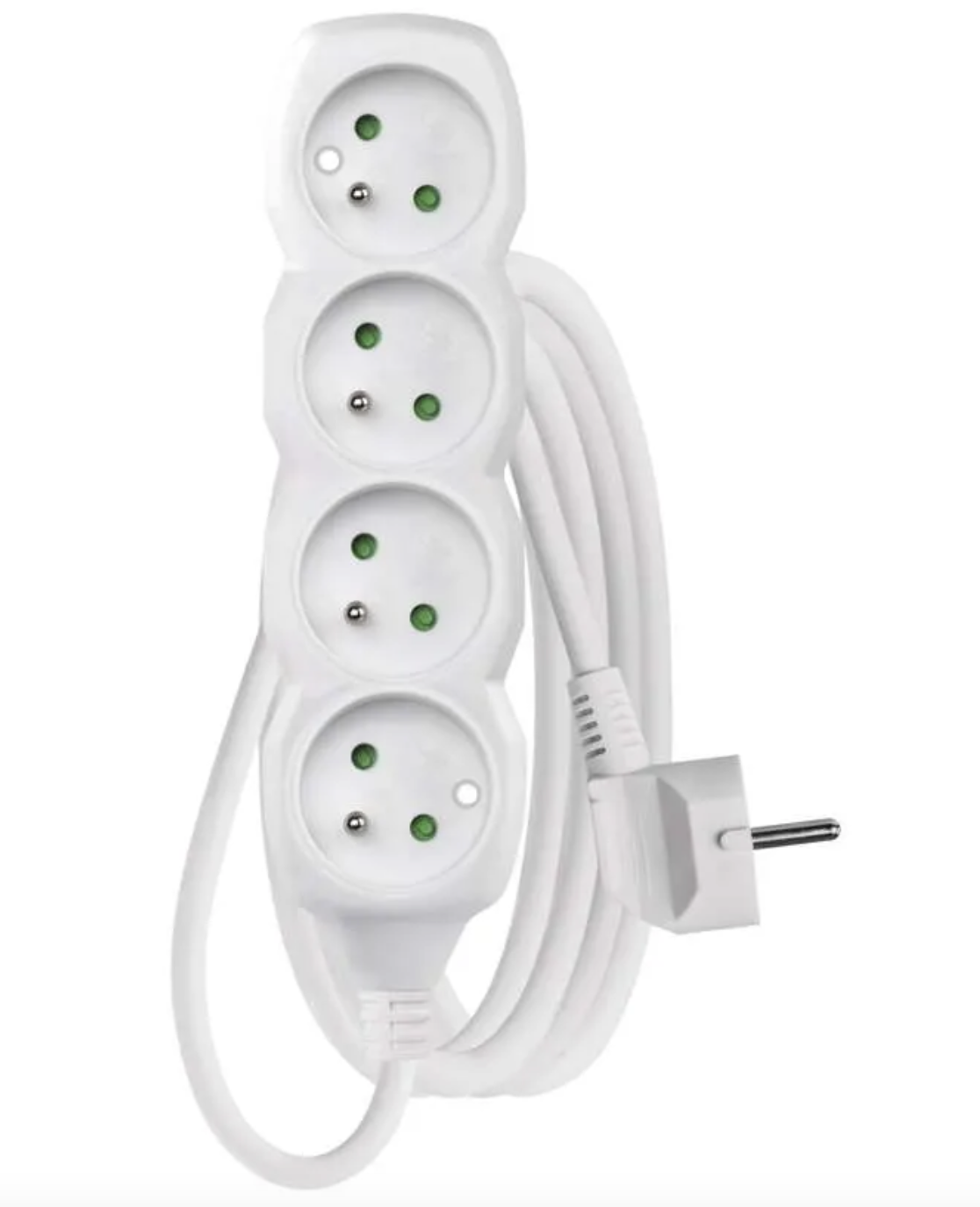 EMOS Prodlužovací kabel 3 m / 4 zásuvky / bílý / PVC / 1,5 mm2