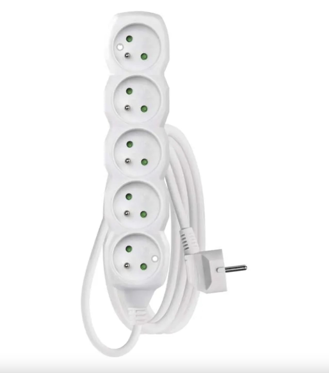 EMOS Prodlužovací kabel 3 m / 5 zásuvek / bílý / PVC / 1 mm2
