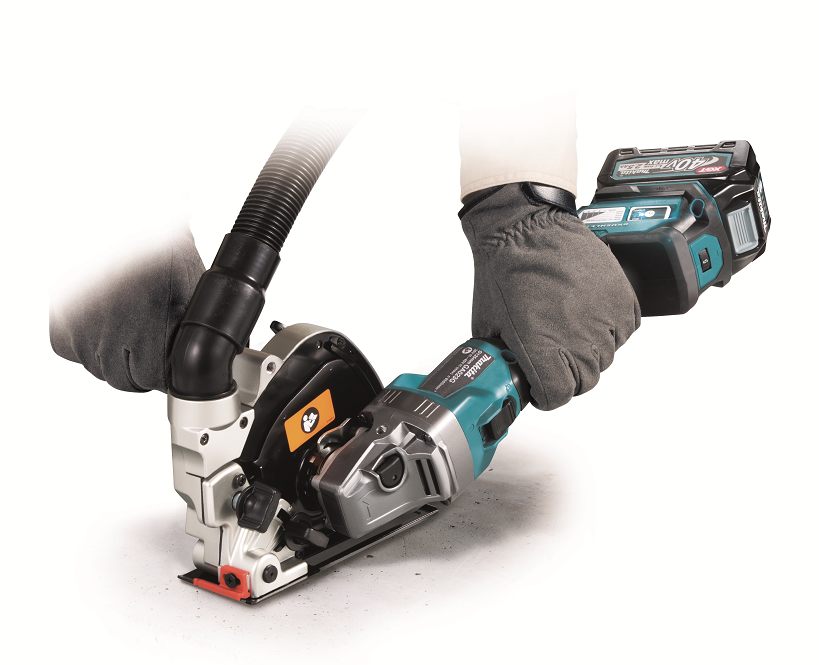 Makita XGT aku úhlová bruska s regulací 125mm Li-ion XGT 40V/4,0Ah,Makpac GA023GM201