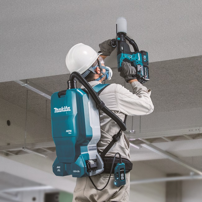 Makita XGT aku kladivo SDS-Plus s AWS Li-ion XGT 40V/4,0Ah, Makpac, HR001GM202